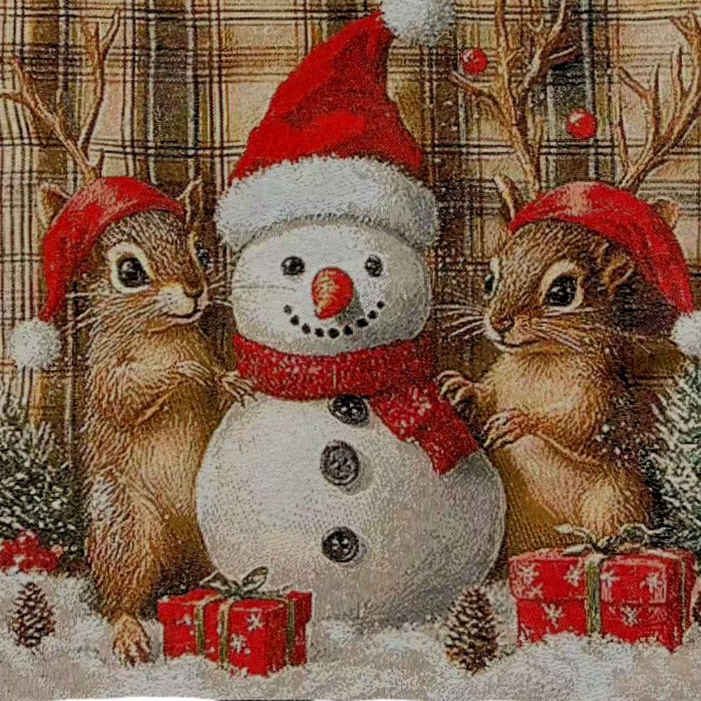 Snowman Christmas Flat Bag