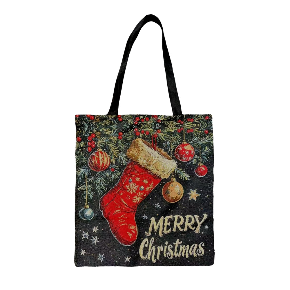 Christmas Stocking Merry Christmas Flat Bag
