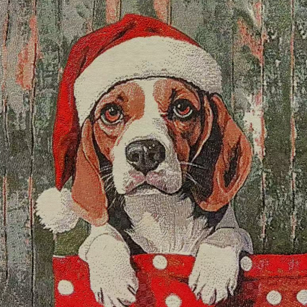 Merry Woofy Dog Christmas Flat Bag