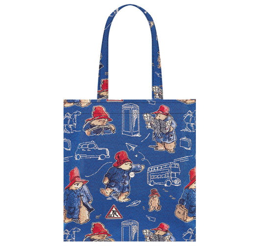Paddington Bear Blue Flat Bag