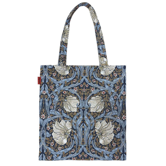 William Morris Pimpernel and Thyme Blue Flat Bag