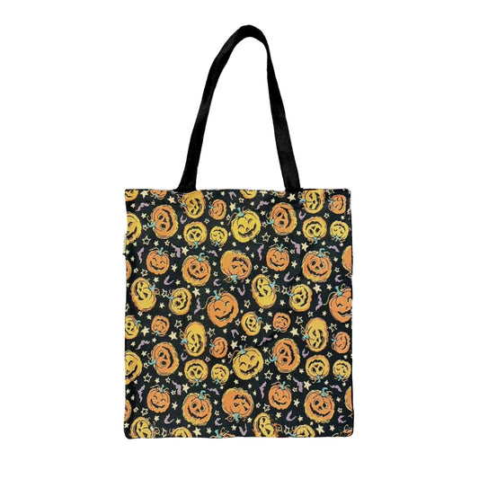 Spooky Pumpkin Flat Bag