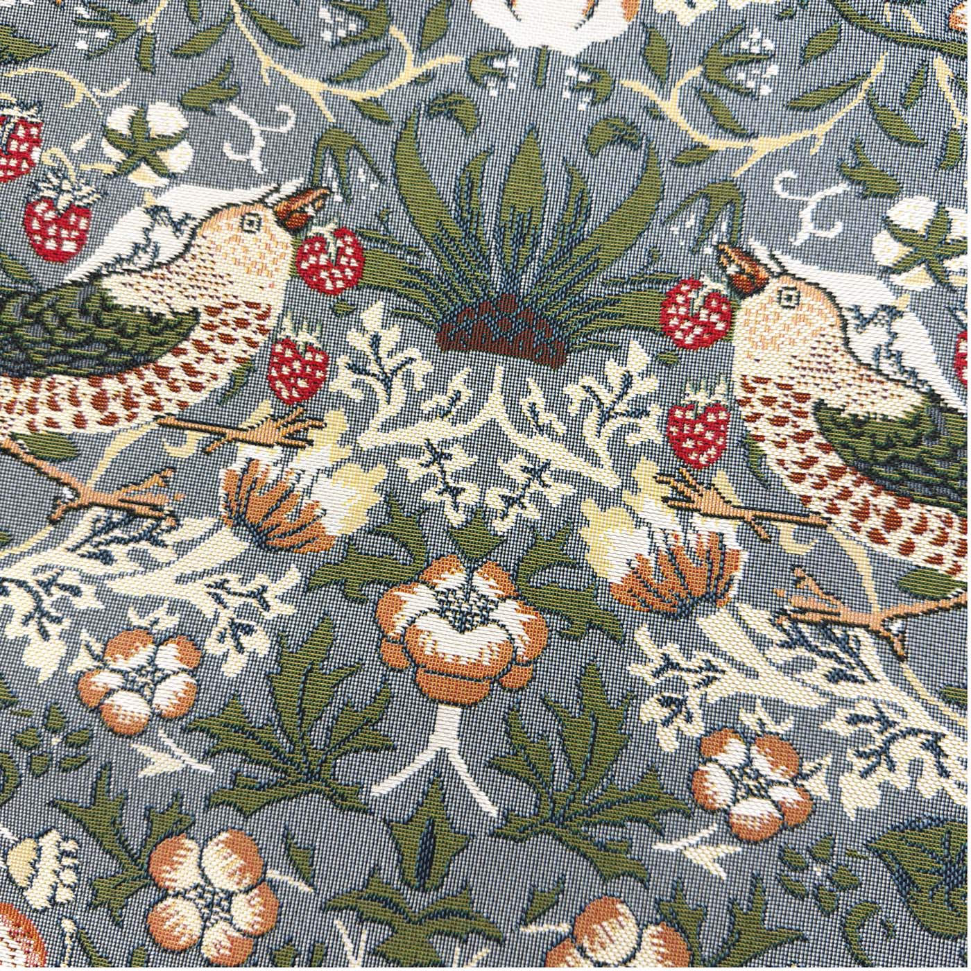 William Morris Strawberry Thief Grey Flat Bag