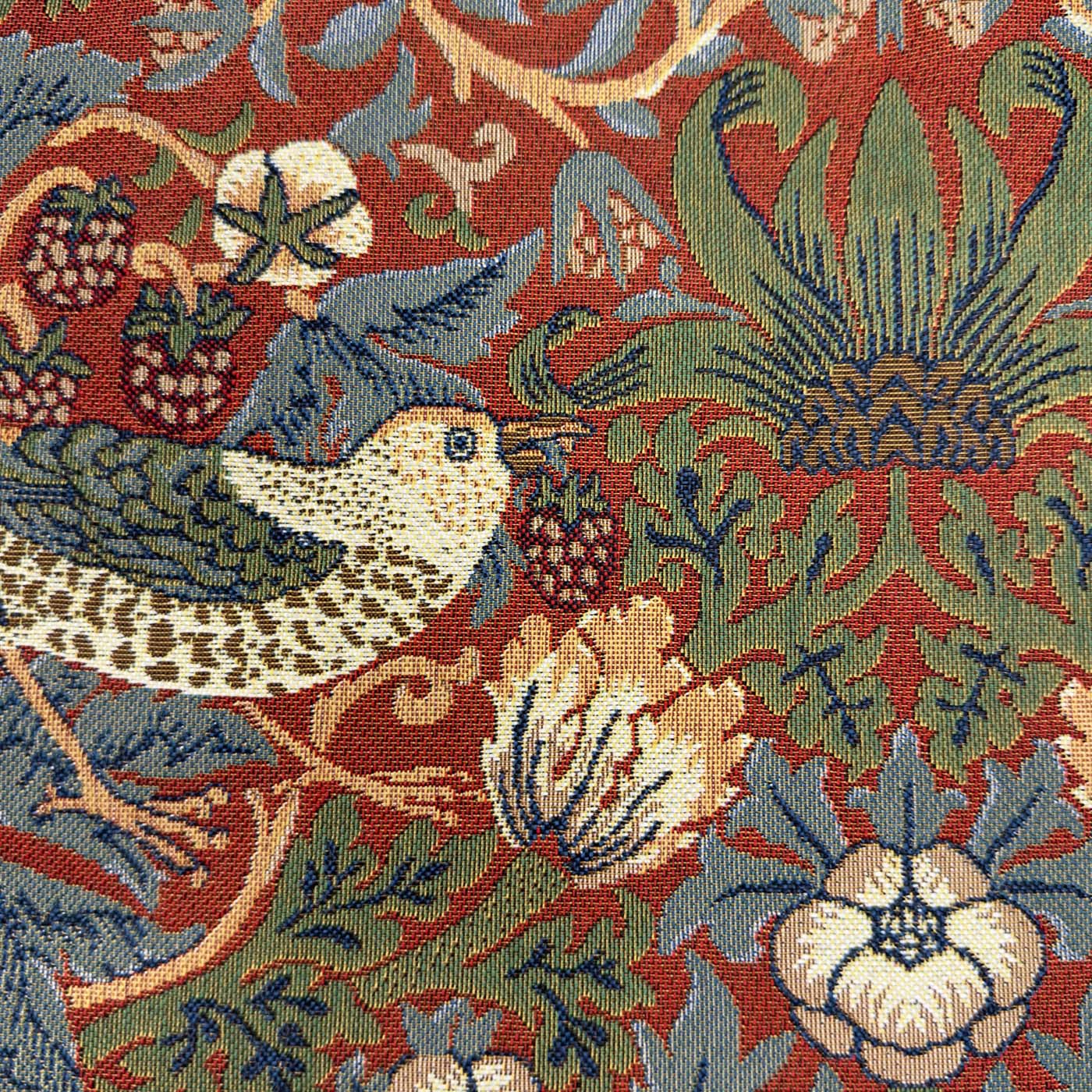 William Morris Strawberry Thief Red Flat Bag
