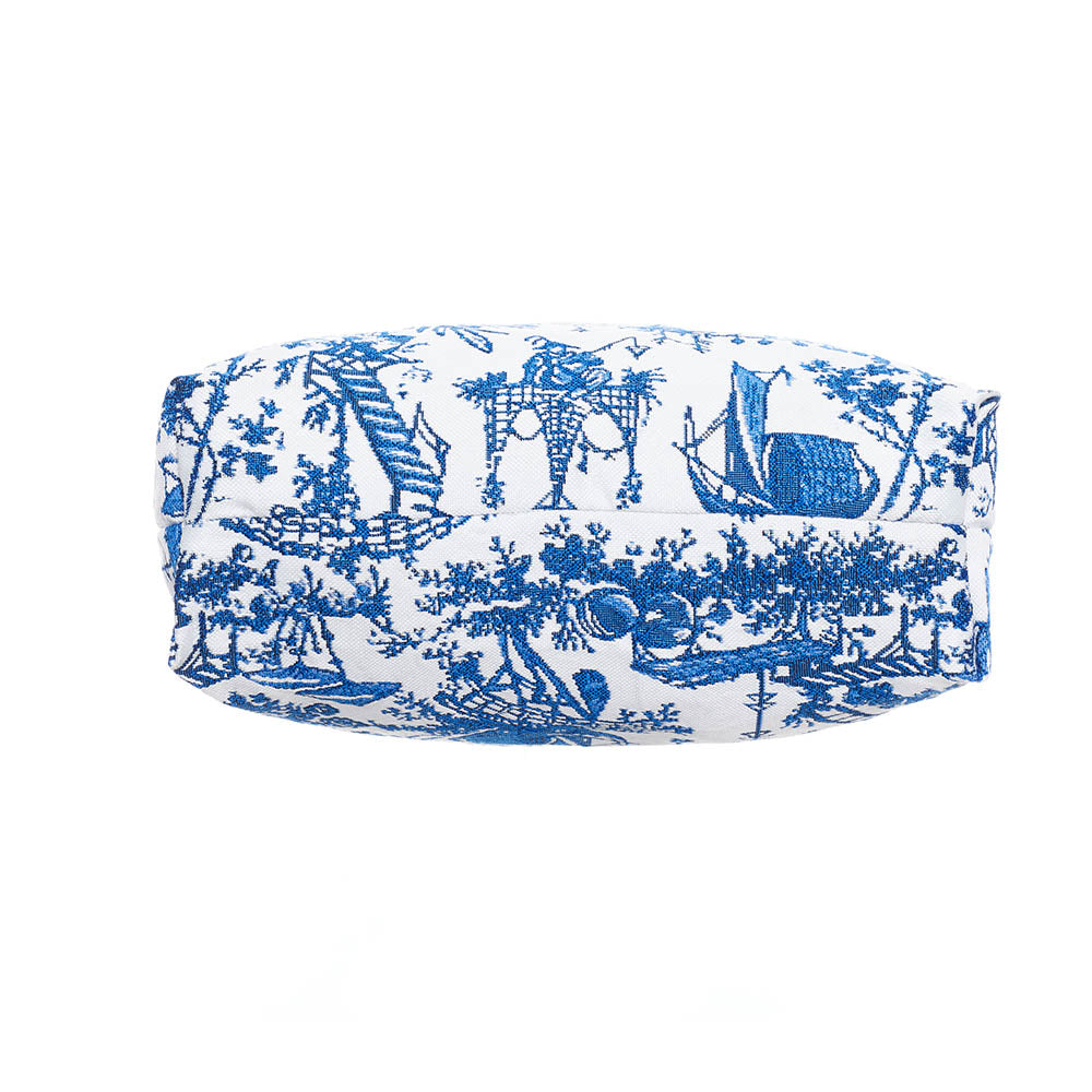 The British Museum Chinoiserie Blue Folding Bag