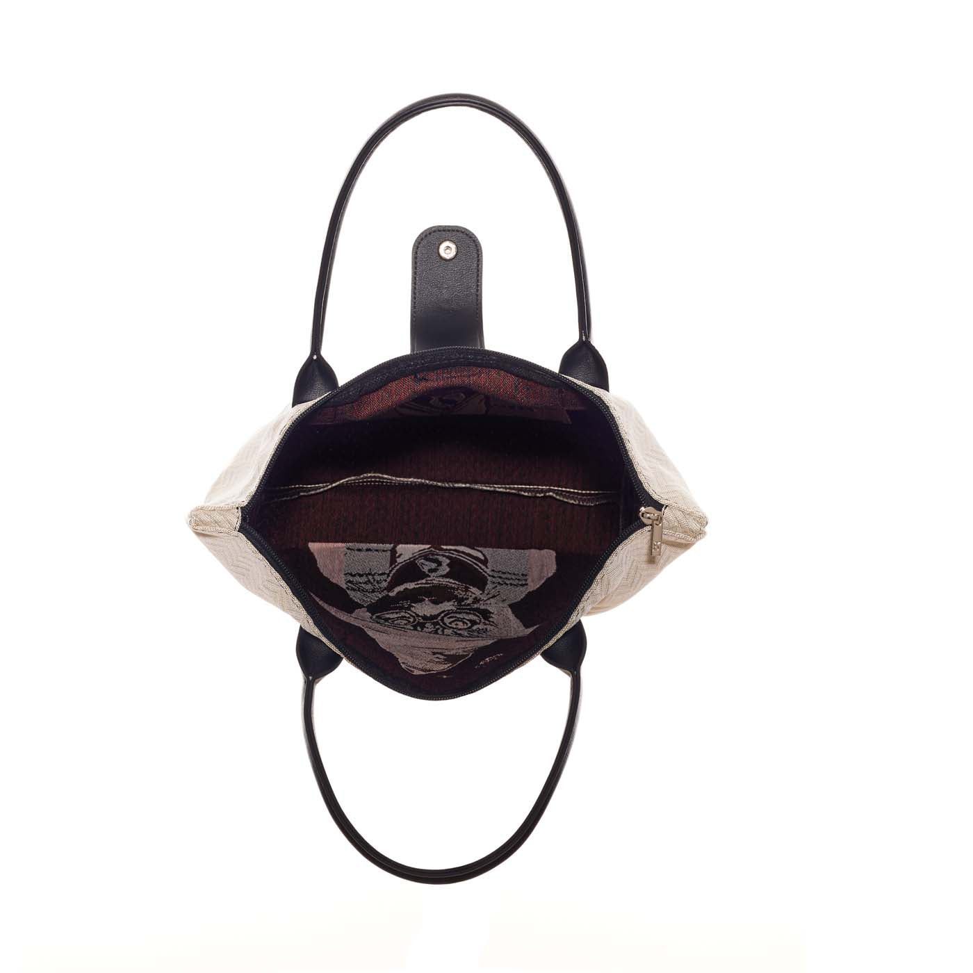 Magic Cat Beige Folding Bag