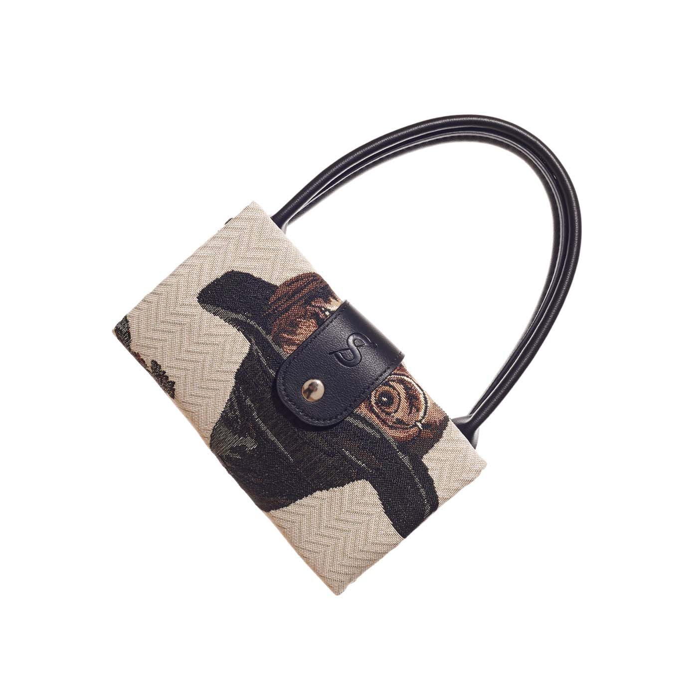 Magic Cat Beige Folding Bag