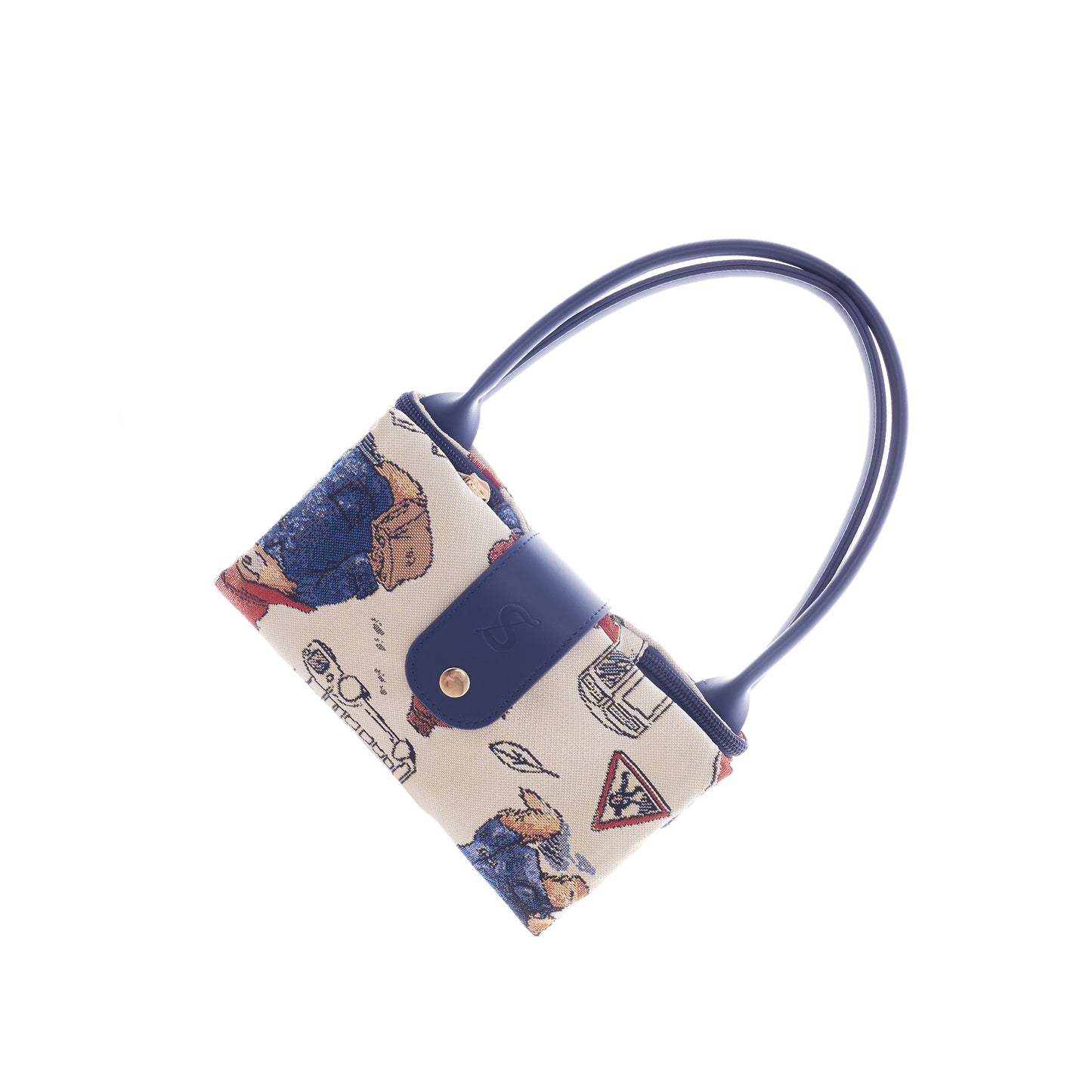 Paddington Bear Blue and Beige Folding Bag
