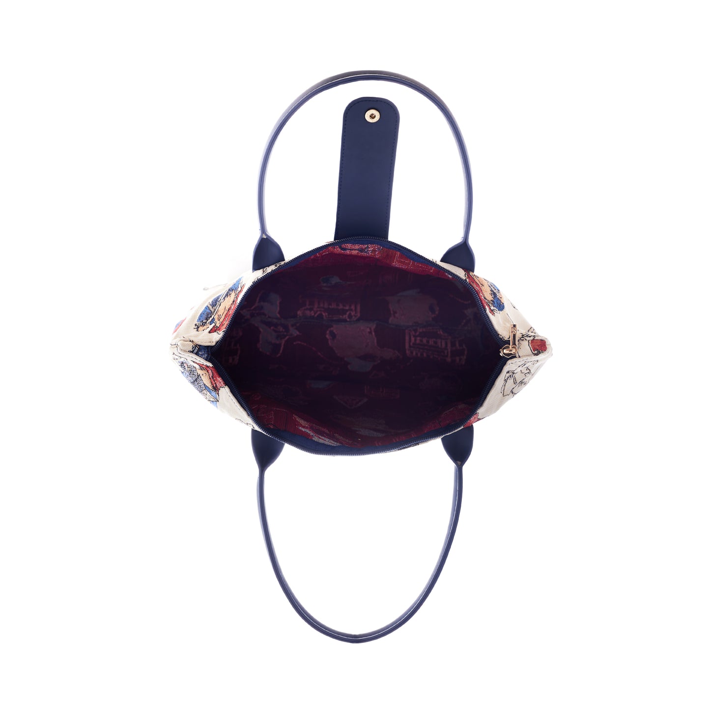 Paddington Bear Blue and Beige Folding Bag