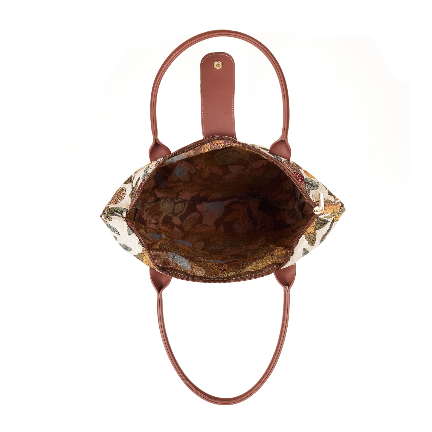 Pomegranate and Lemon Folding Bag