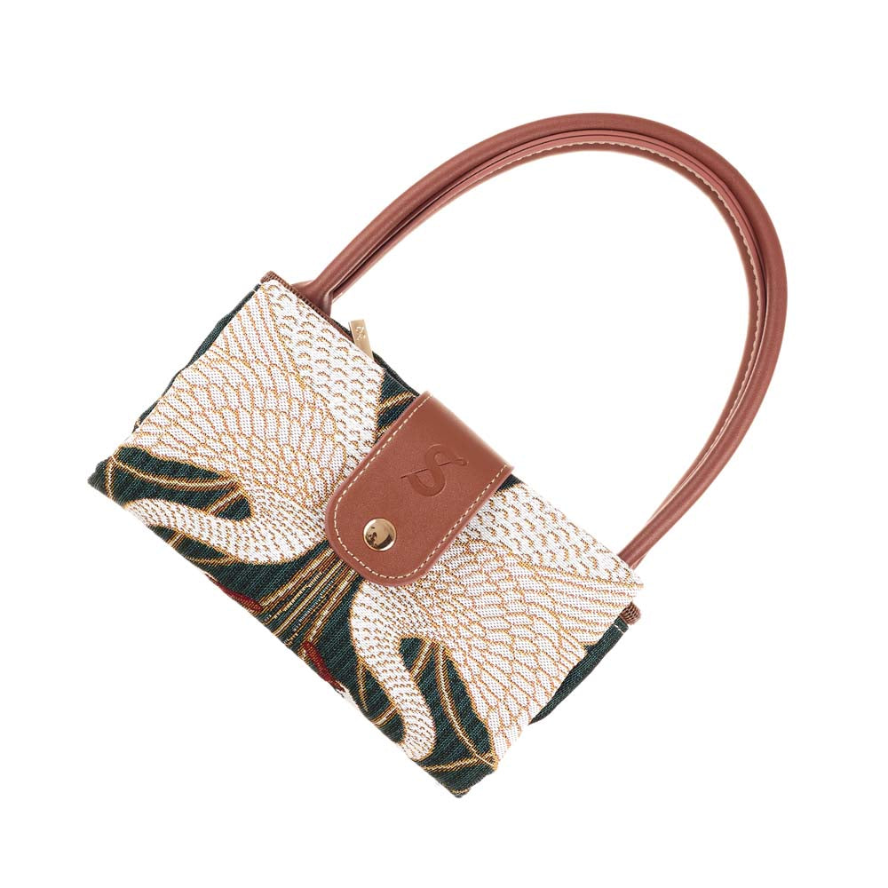 Swan, Rush and Iris Folding Bag