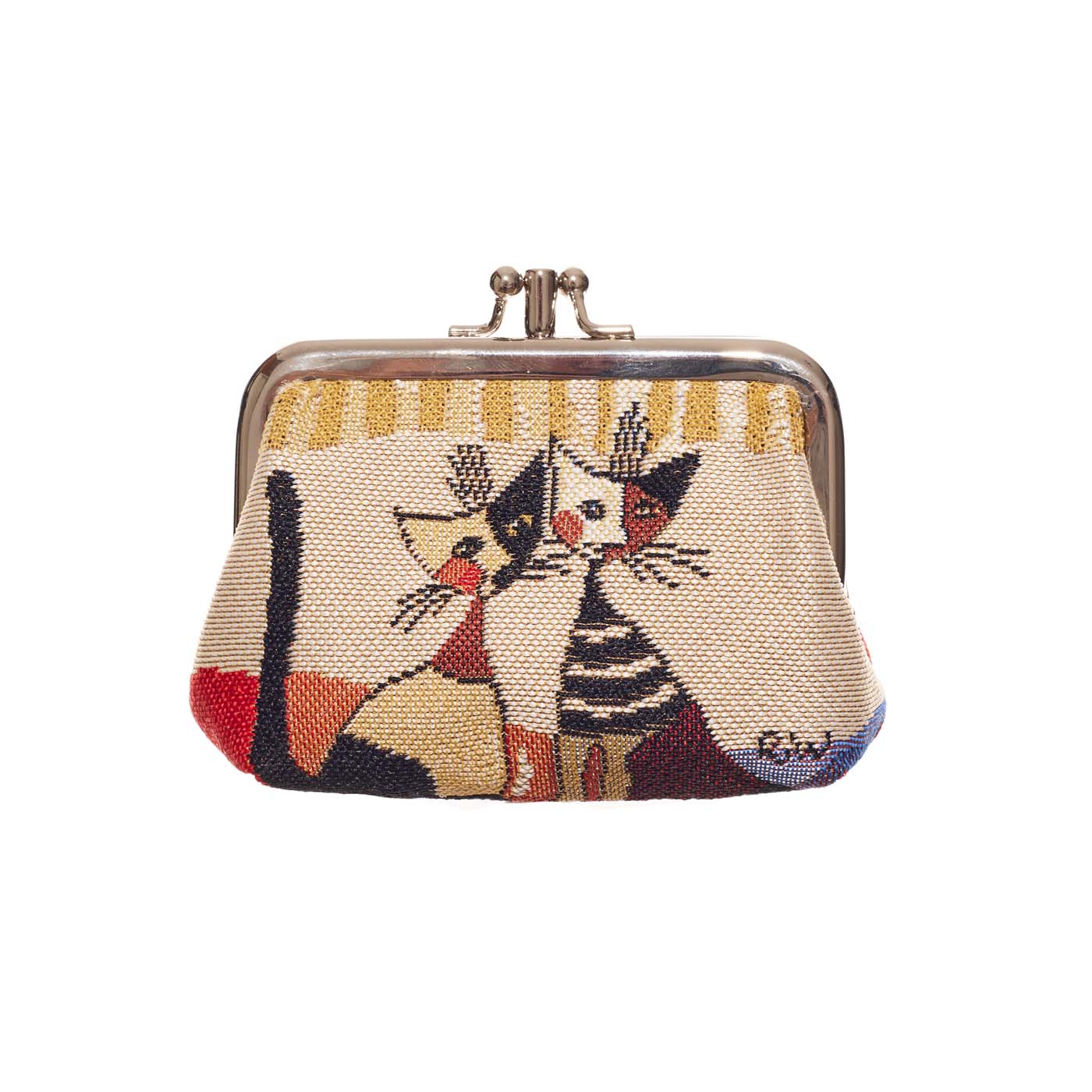 Rosina Cat Cappia Coin Clasp Frame Purse