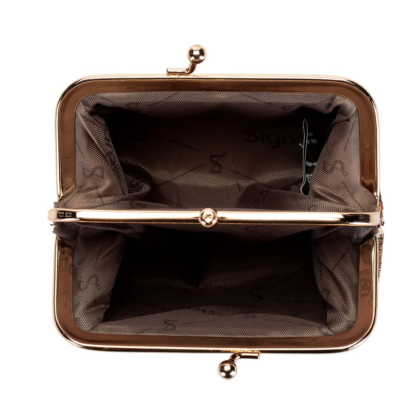 Rosina Cat Cappia Coin Clasp Frame Purse