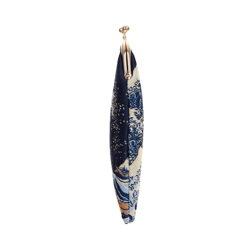 Great Wave off Kanagawa Navy Blue Glasses Pouch/ Case