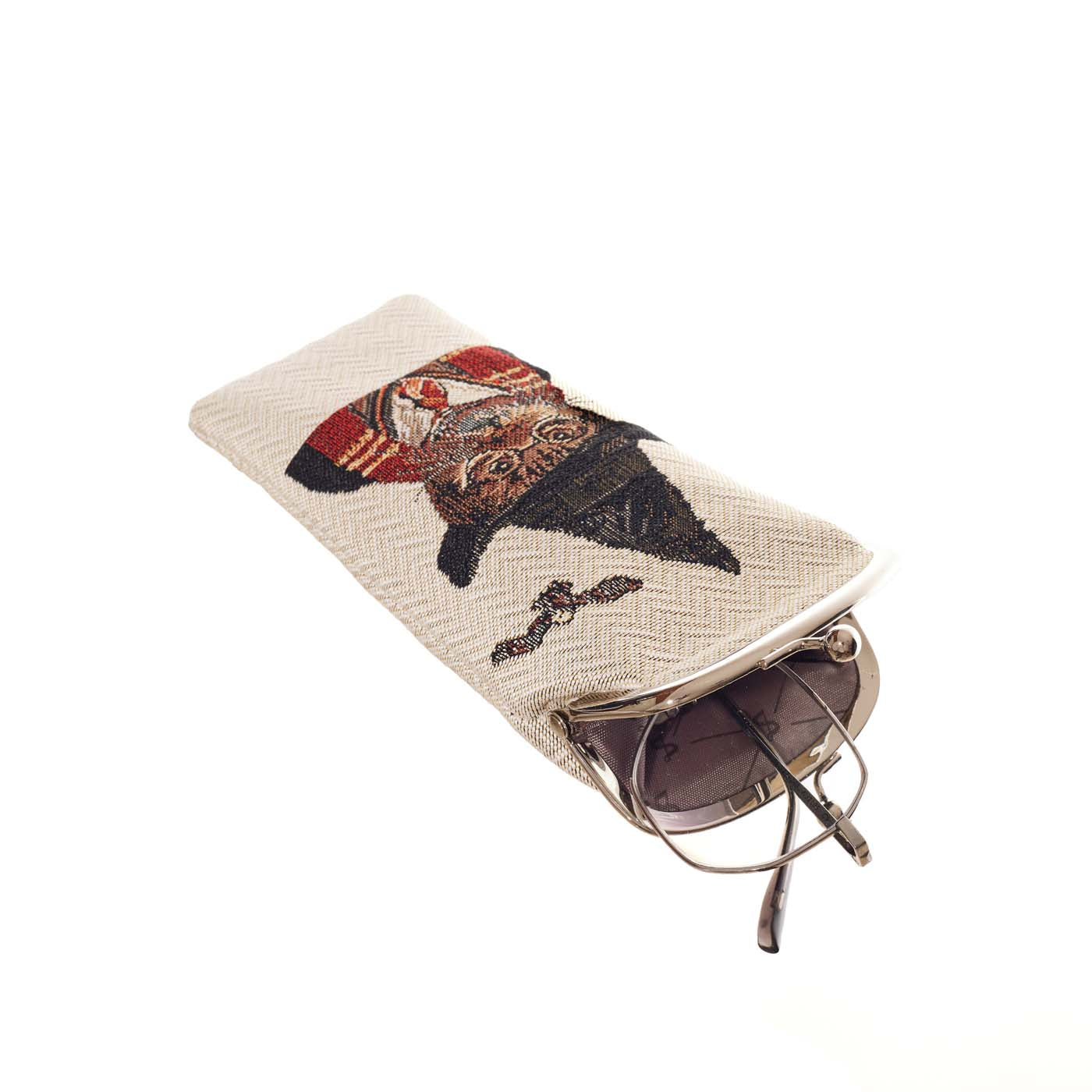 Magic Cat Beige Glasses Pouch/ Case