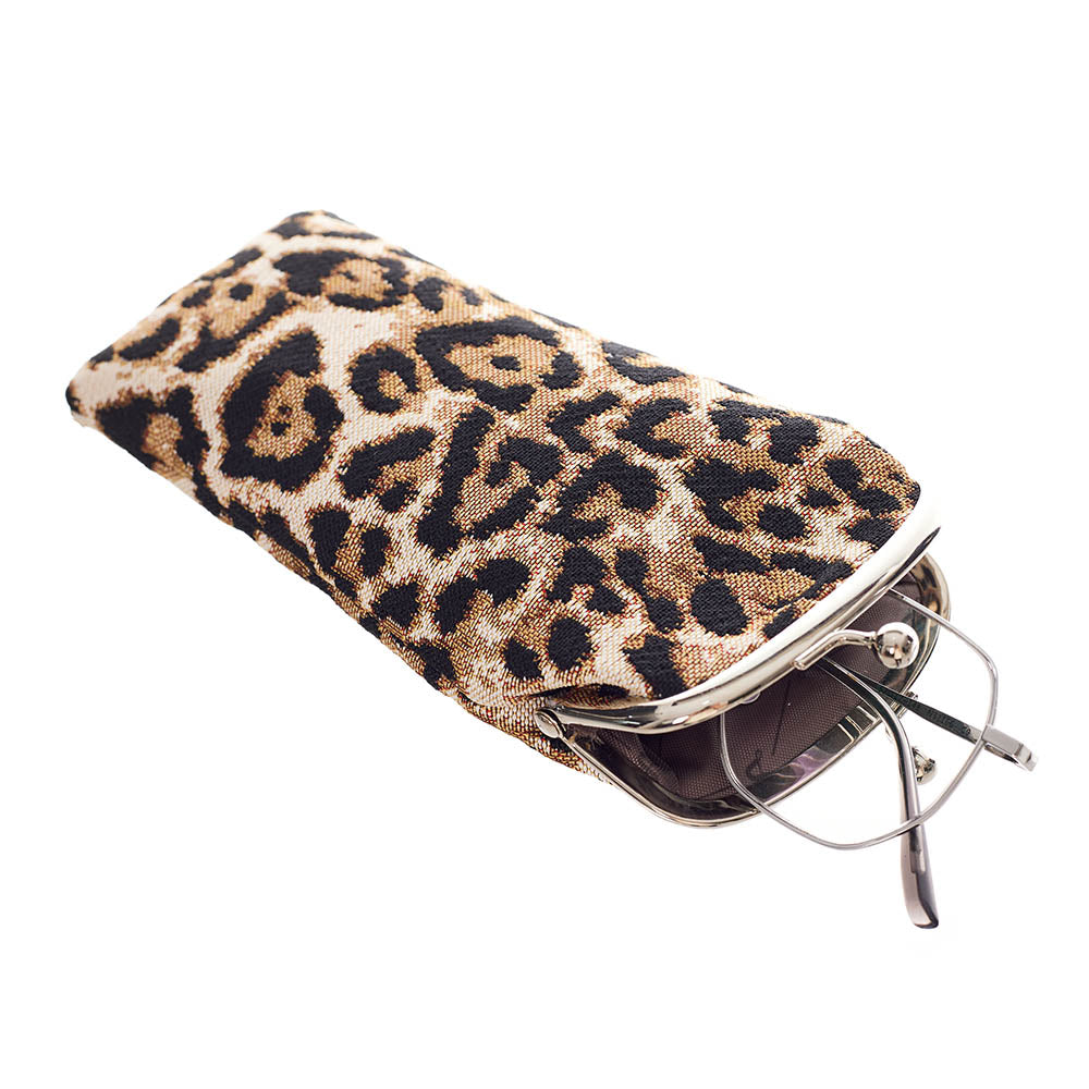 Leopard Animal Design Glasses Pouch/ Case