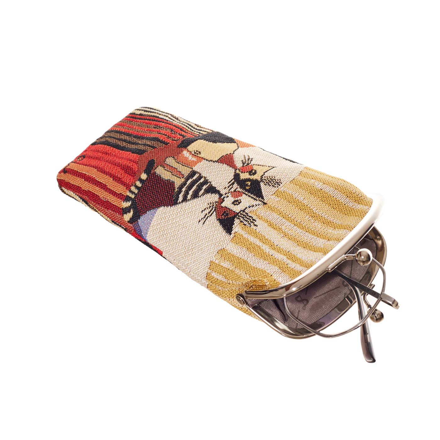 Cappia Cat Brown Glasses Pouch/ Case