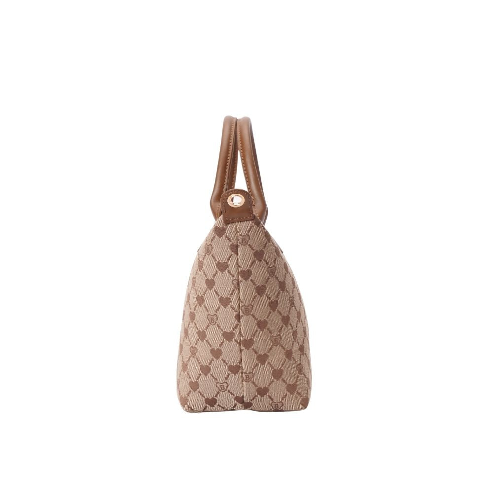 B-Loved Bear Beige Grab Handle Handbag