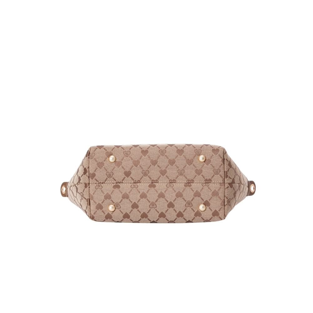 B-Loved Bear Beige Grab Handle Handbag