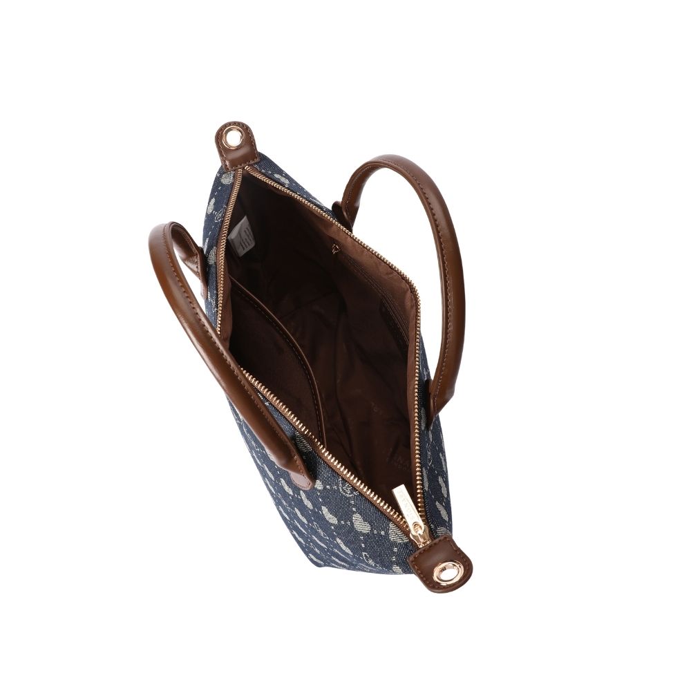 B-Loved Bear Denim Blue Grab Handle Handbag