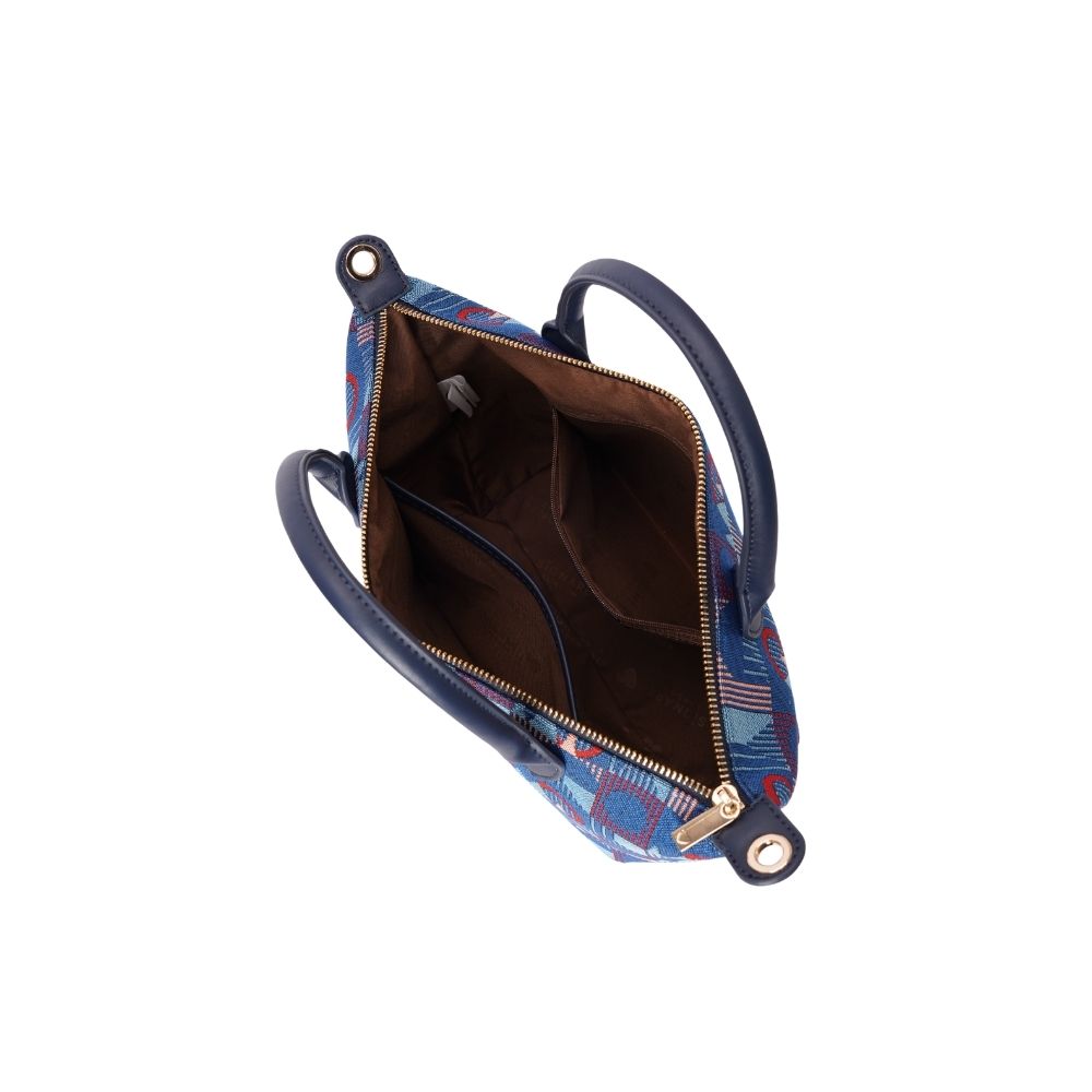 TfL Piccadilly Moquette Mind the Gap Grab Handle Handbag