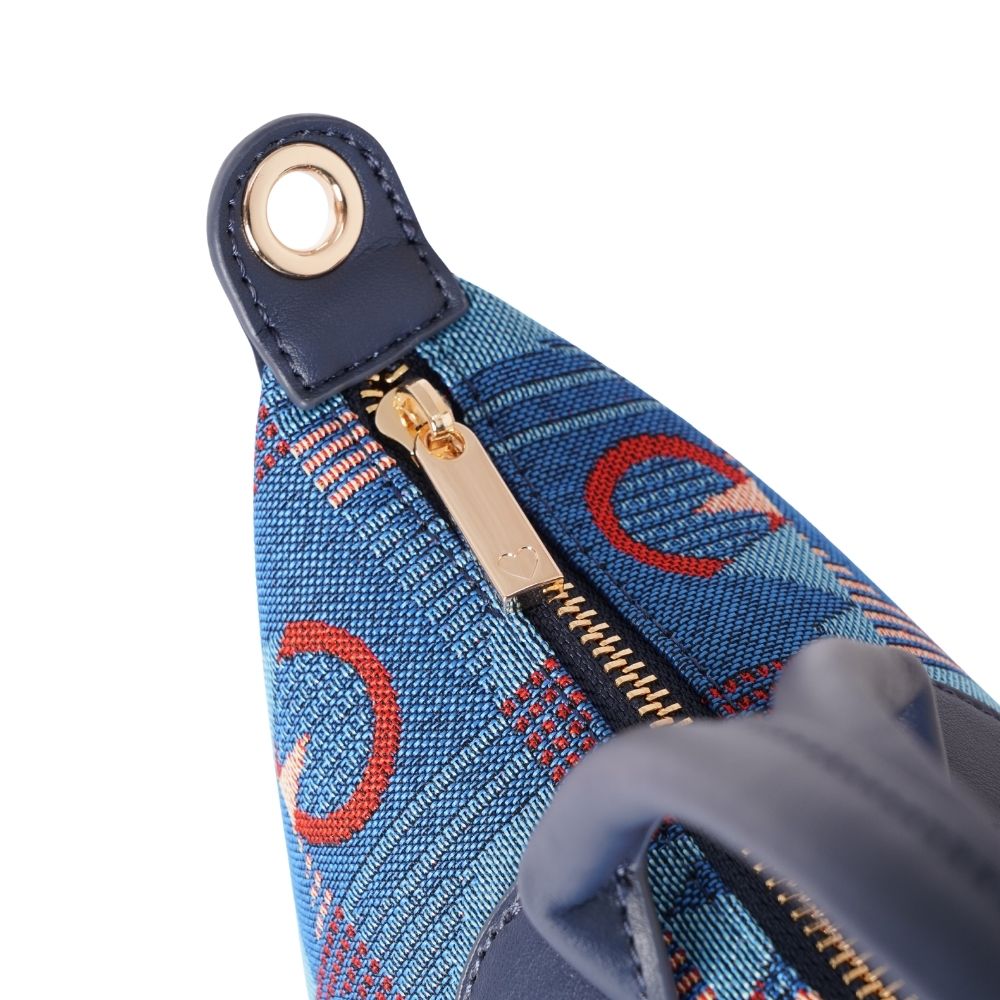 TfL Piccadilly Moquette Mind the Gap Grab Handle Handbag