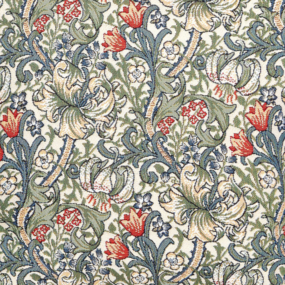 William Morris Golden Lily Pillowcase/Cushion Cover Green 18 x 18 inch
