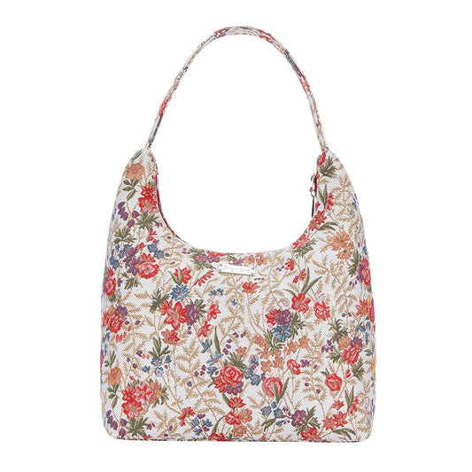 Flower Meadow V&A Licensed Hobo Handbag Shoulder Bag