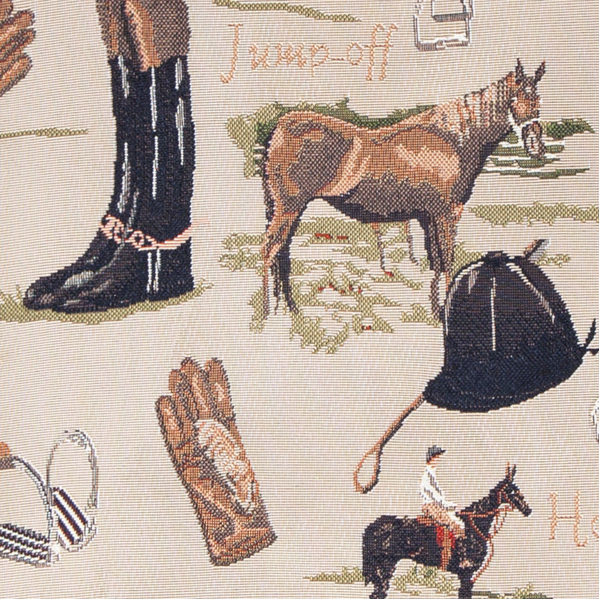 Horse Animal Design Brown Cosmetic Make Up Bag