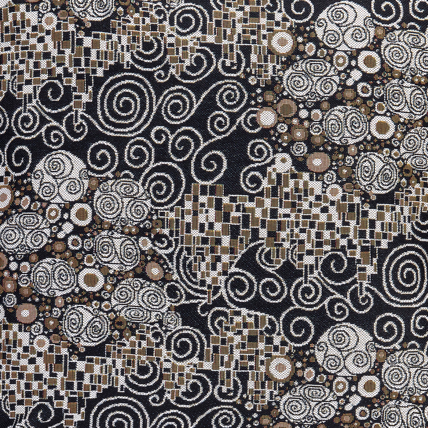 Gustav Klimt The Kiss Pillowcase/Cushion Cover Black 18 x 18 inch