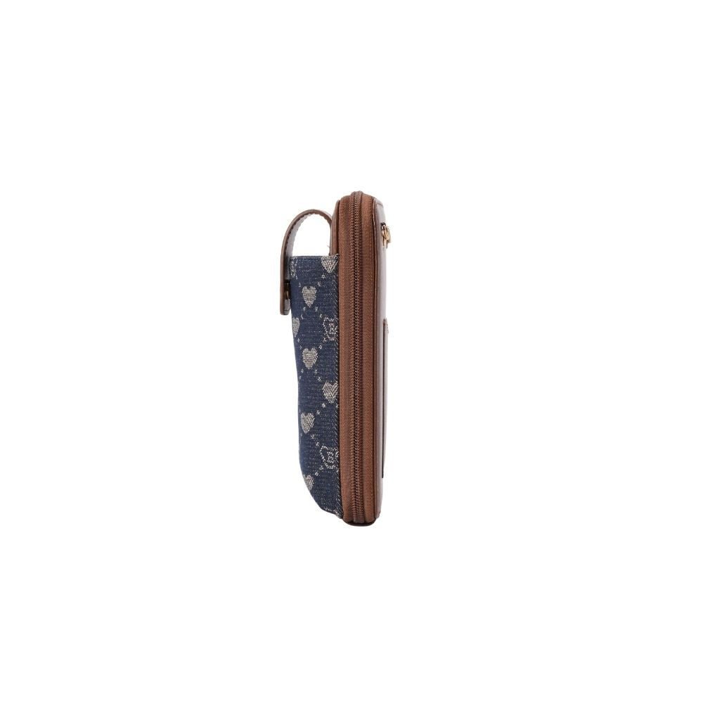 B-Loved Bear Denim Blue Smart Phone Crossbody Bag