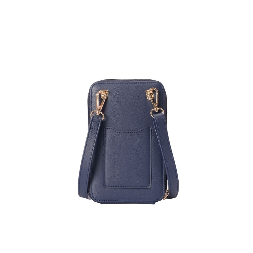 Cherry Denim Blue Smart Phone Crossbody Bag