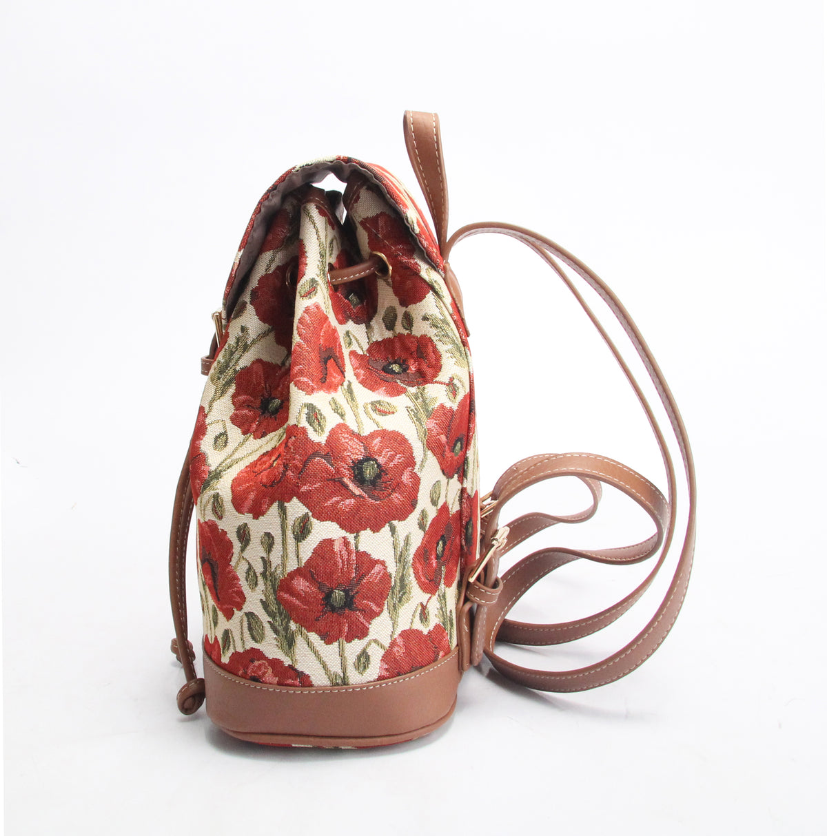 Poppy Red Floral Rucksack
