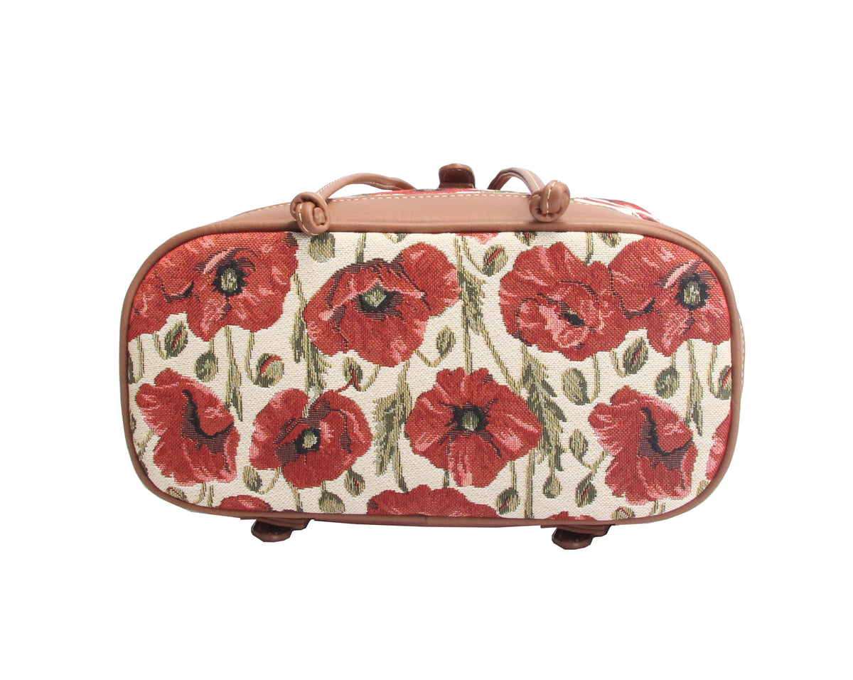 Poppy Red Floral Rucksack