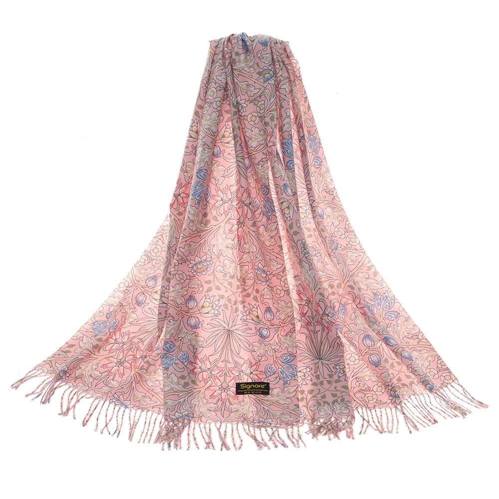 Hyacinth Pink Art Pashmina