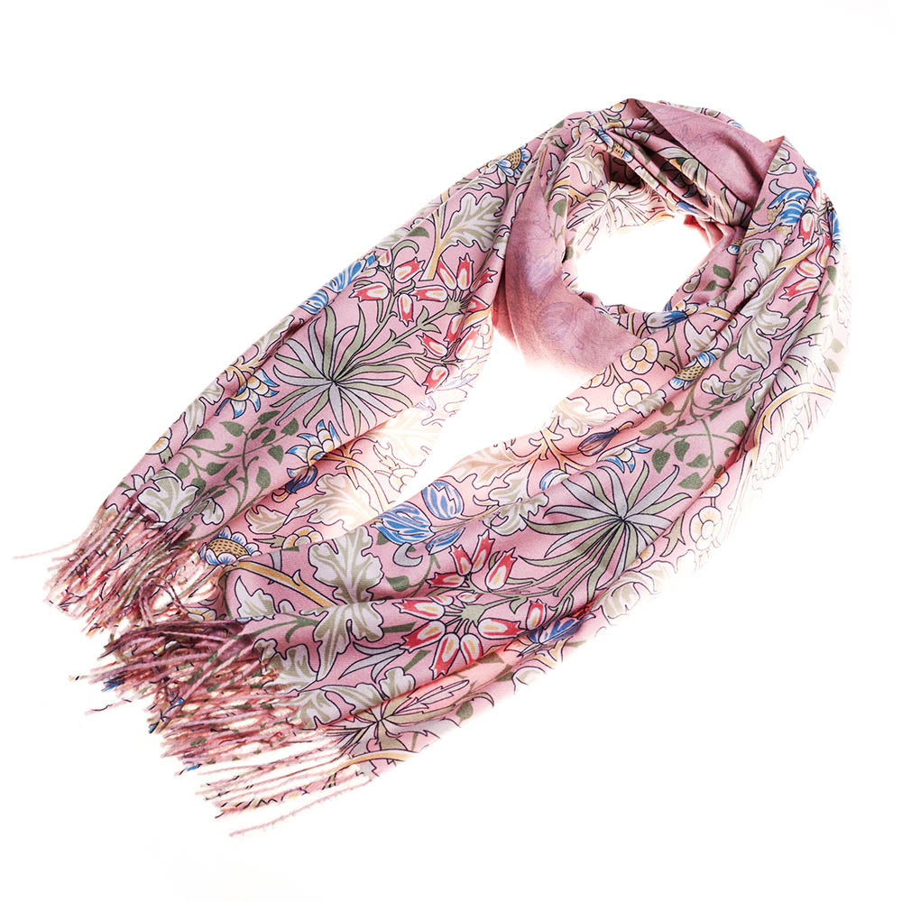 Hyacinth Pink Art Pashmina