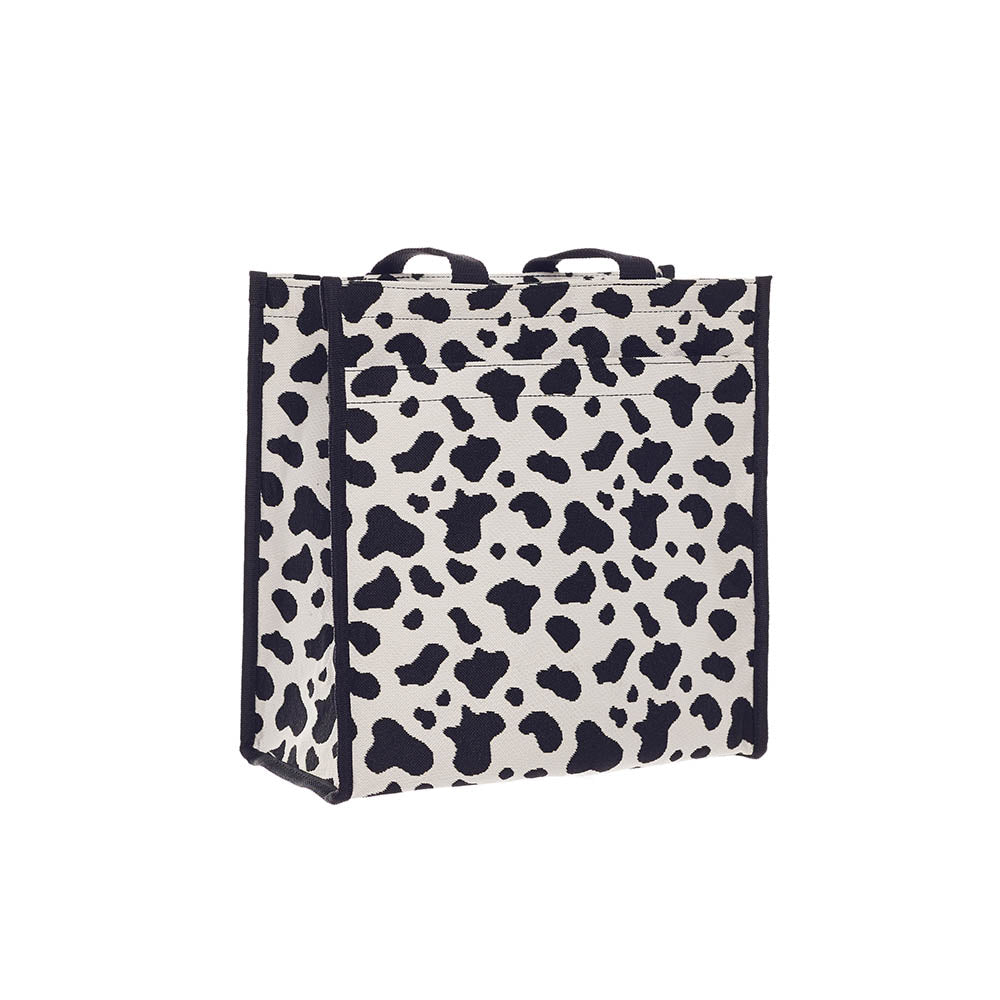 Cow Spots Design Black and White Shopper Bag