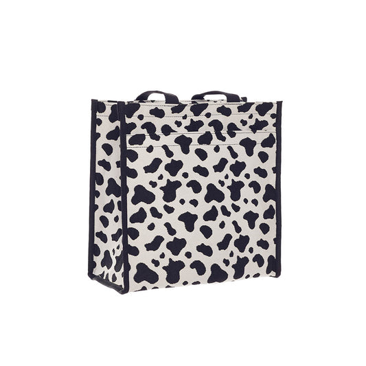 Cow Spots Design Black and White Shopper Bag