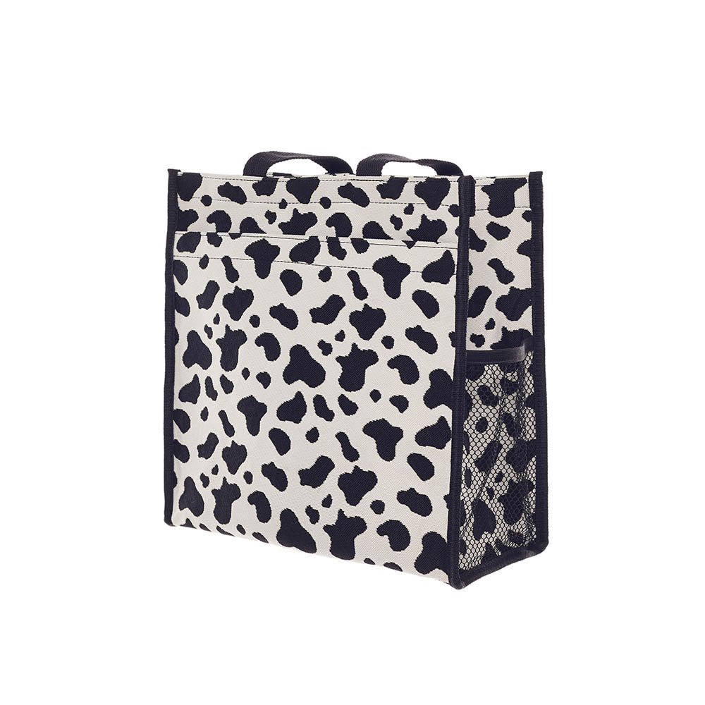 Cow Spots Design Black and White Shopper Bag