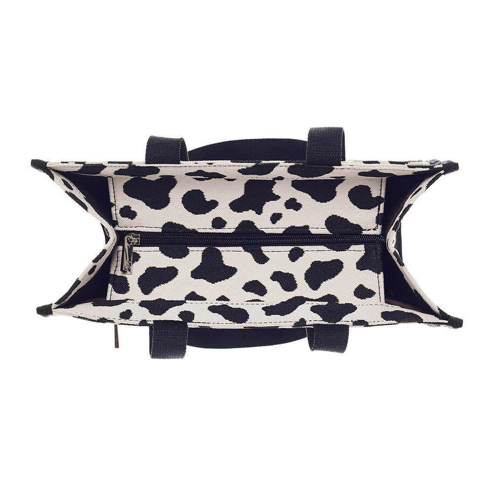 Cow Spots Design Black and White Shopper Bag