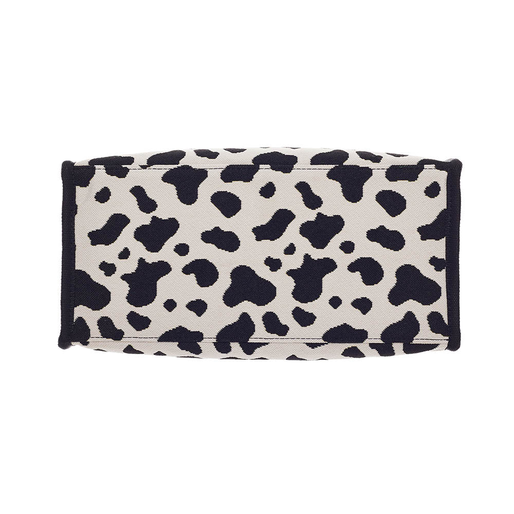 Cow Spots Design Black and White Shopper Bag