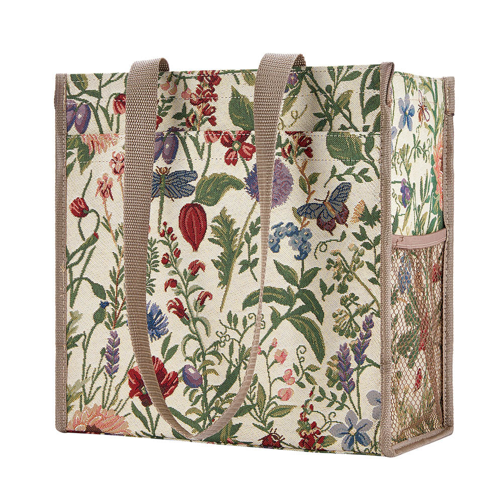 Morning Garden Floral Shopper Bag