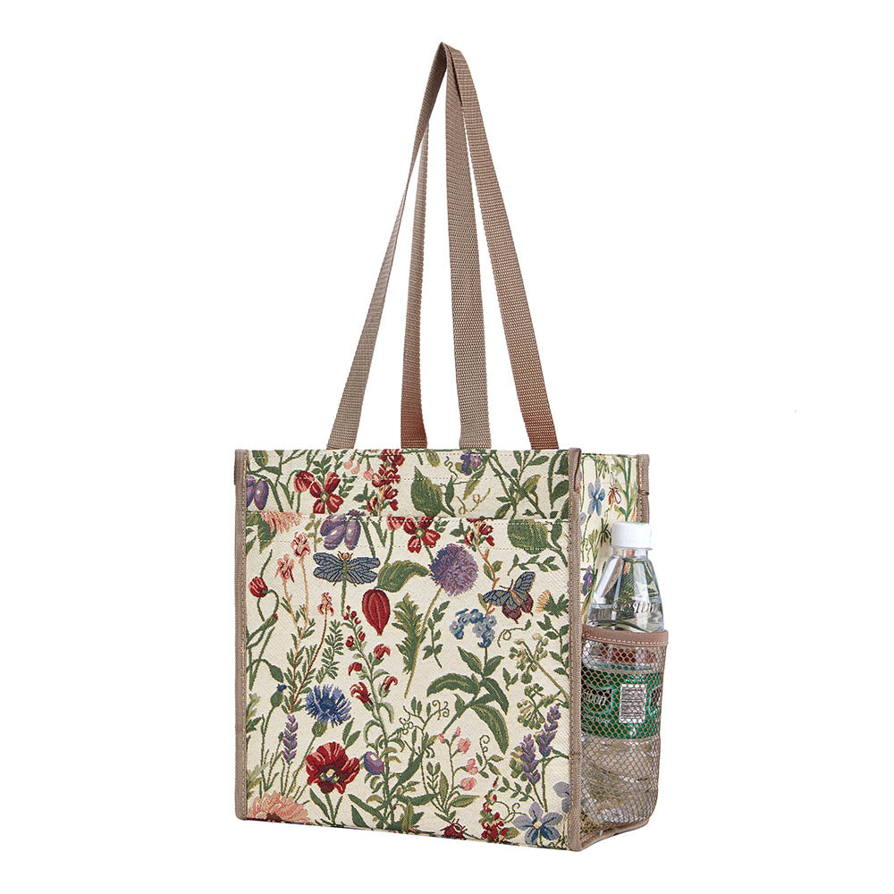 Morning Garden Floral Shopper Bag