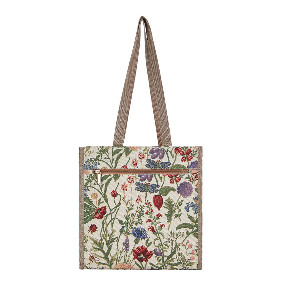 Morning Garden Floral Shopper Bag