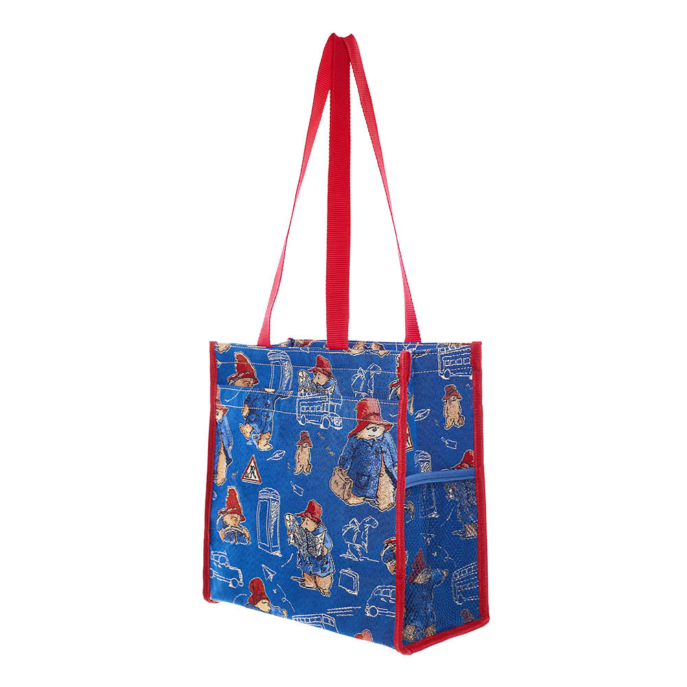 Paddington Bear Blue Shopper Shoulder Bag