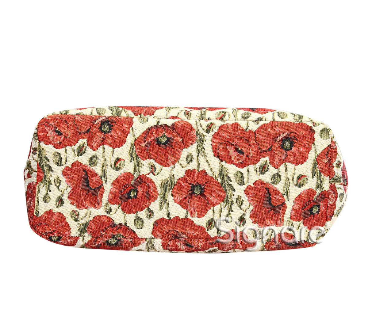 Poppy Red Floral Tapestry Shoulder Bag