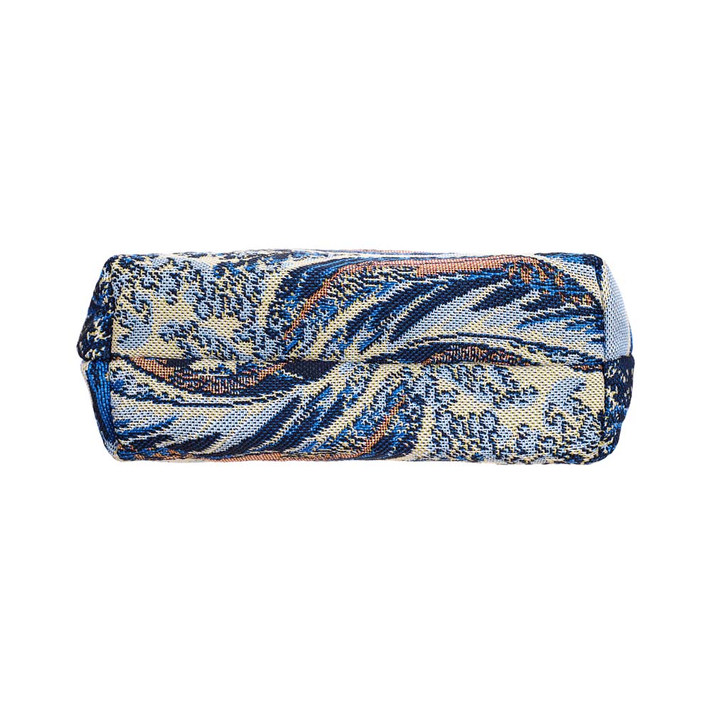 Great Wave off Kanagawa Navy Blue Sling Bag Purse Crossbody