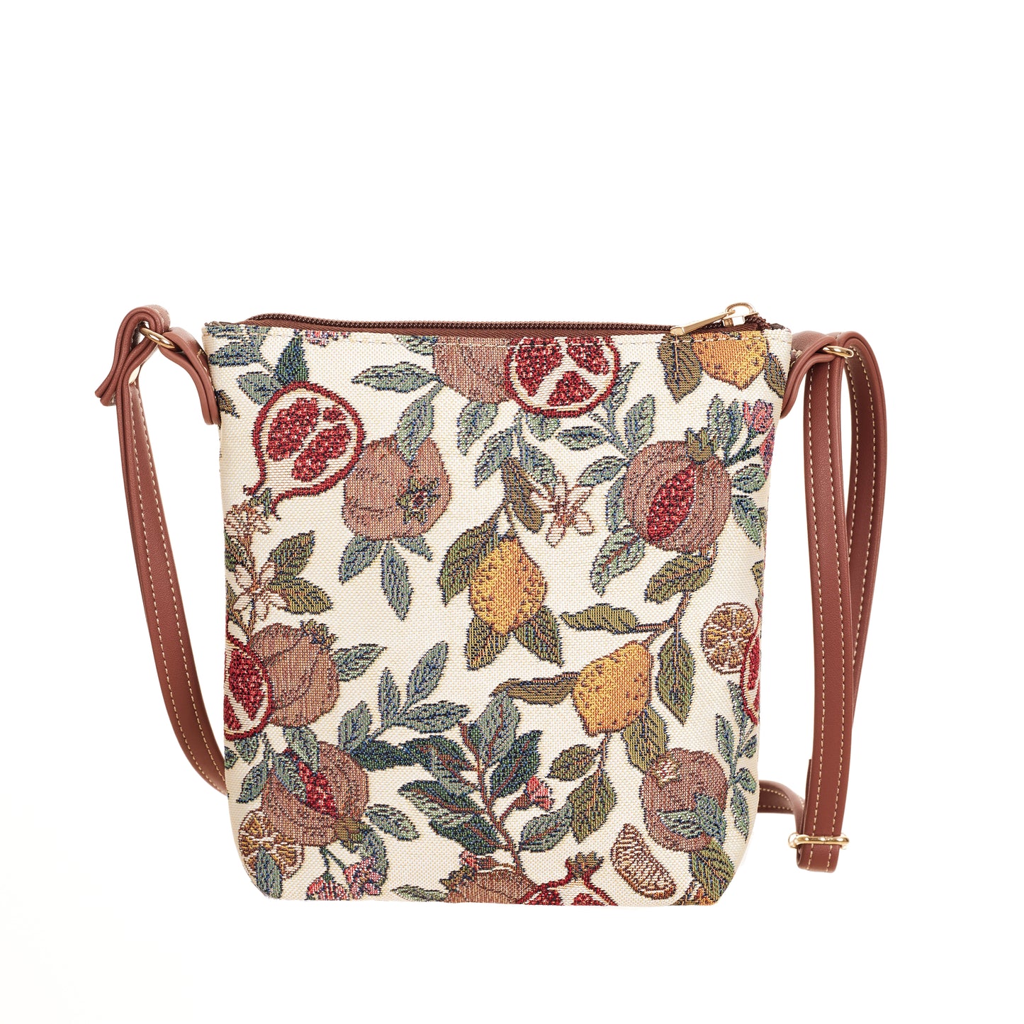 Pomegranate and Lemon Sling Bag Purse Crossbody