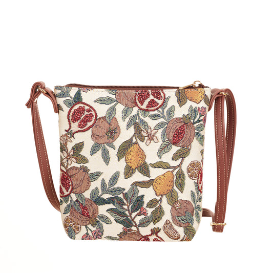 Pomegranate and Lemon Sling Bag Purse Crossbody