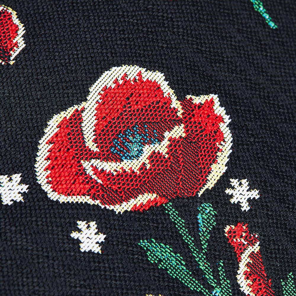 Frida Kahlo Poppy Black and Red Slouch Shoulder Bag